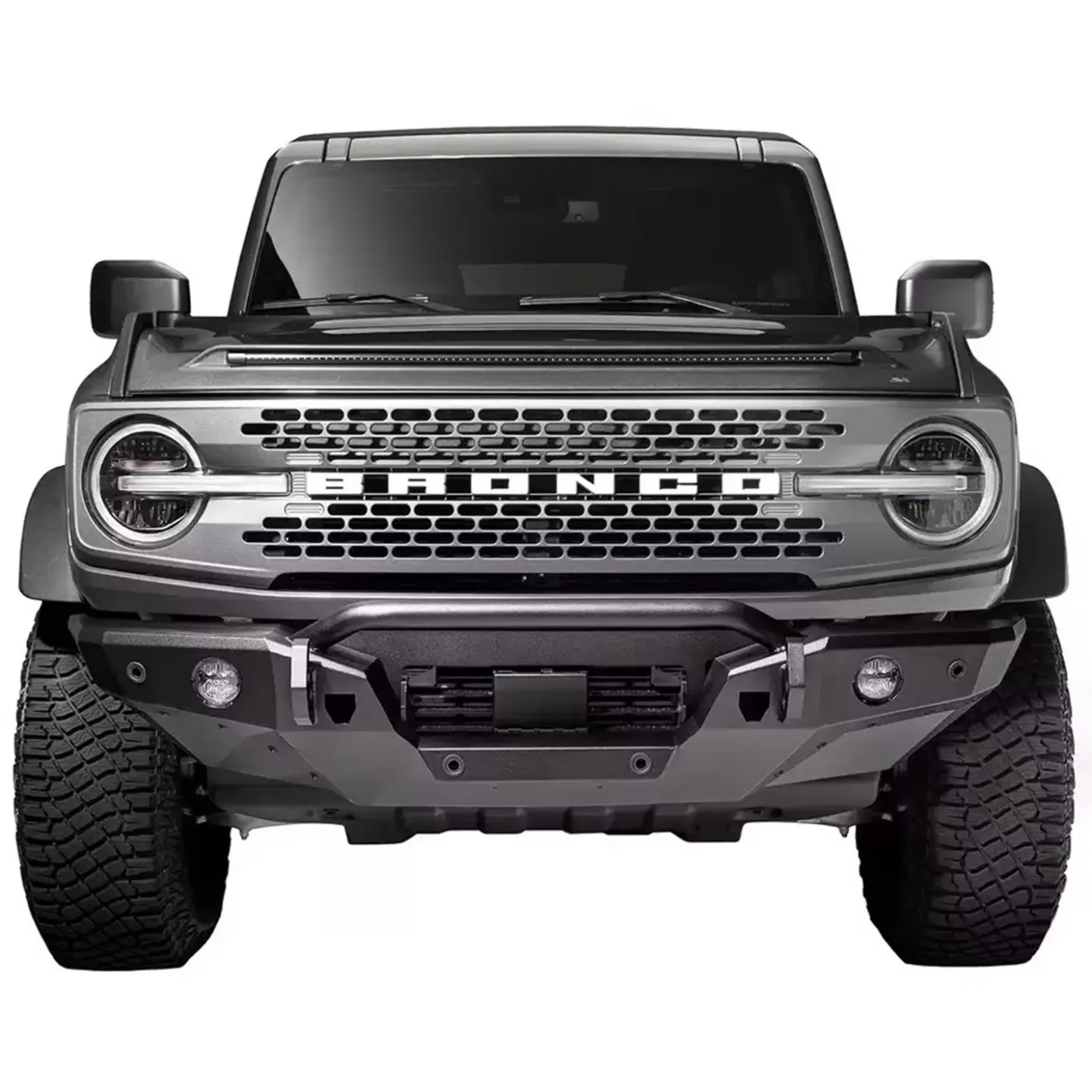 Havoc Steel Bender Front Bumper, 21-25 Ford Bronco - HFB-02-00